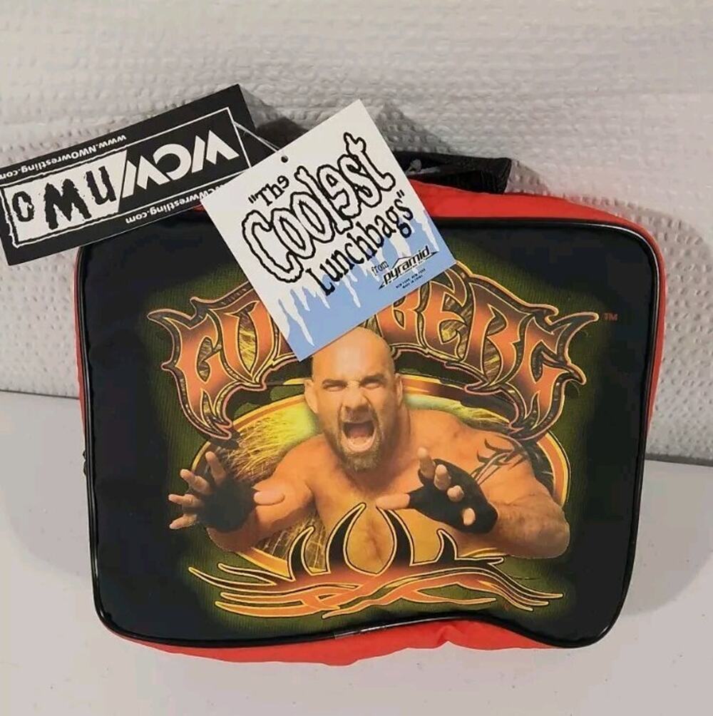 WCW Lunchbox Goldberg Red & Black Vintage NEW RARE Lunch Box